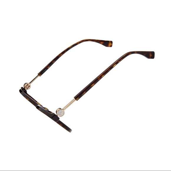 NEW Fendi Women's Cat Eye Sunglasses 57mm Tortoise - Picture 3 of 12